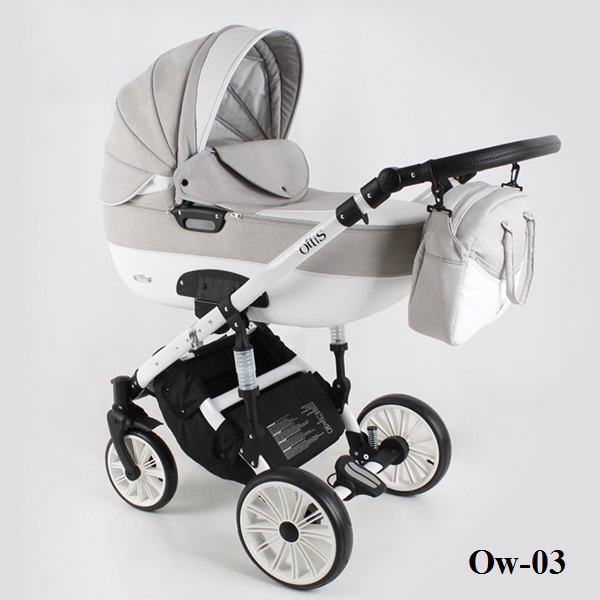 

Коляска 3в1 ADBOR OTTIS WHITE Ow-03