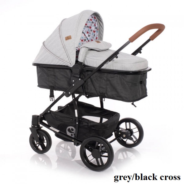 

Коляска-трансформер Lorelli S-500 SET с автокреслом (grey/black cross)