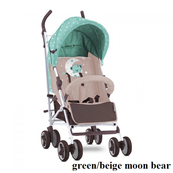 

Коляска Lorelli IDA (green/beige moon bear)