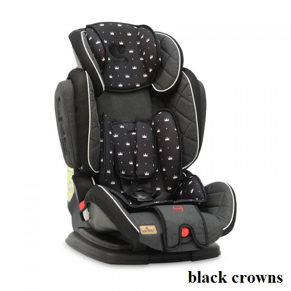 

Автокресло Lorelli MAGIC PREMIUM (9-36кг) (black crowns)