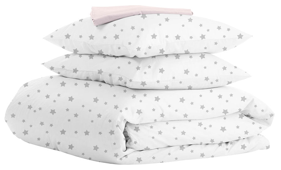

Комплект постельного белья Cosas Star Grey Rose 160х220х2