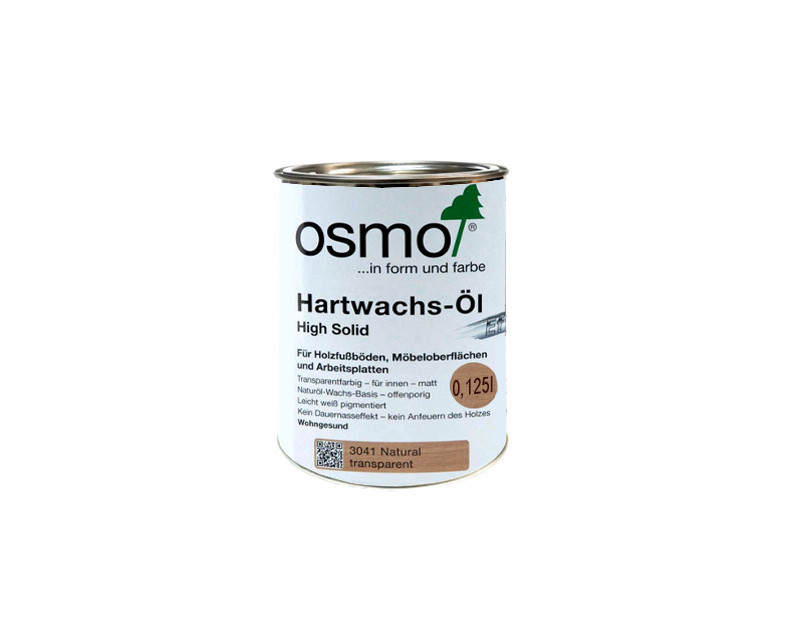 

Масло с твердым воском OSMO HARDWACHS-OL EFFEKT NATURAL для пола и изделий из древесины 3041-натур.тон 0,125л