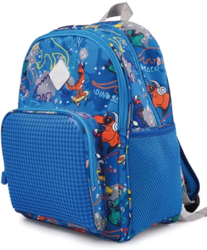 

Рюкзак Upixel Futuristic Kids School Bag Dinosaur для мальчиков 650 г 27х37х14 см 14.5 л Синий (6955185810491)