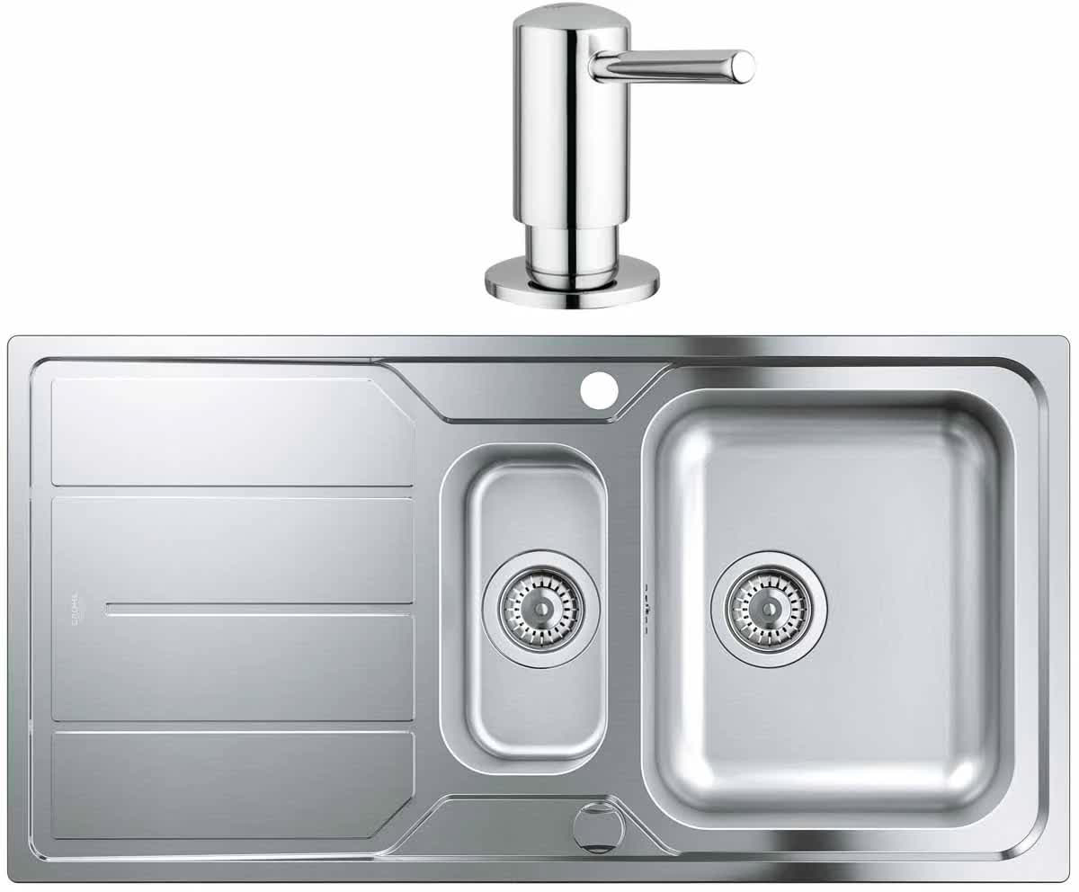 

Кухонная мойка GROHE K Series K 500 31572SD0 c дозатором Contemporary 40536000