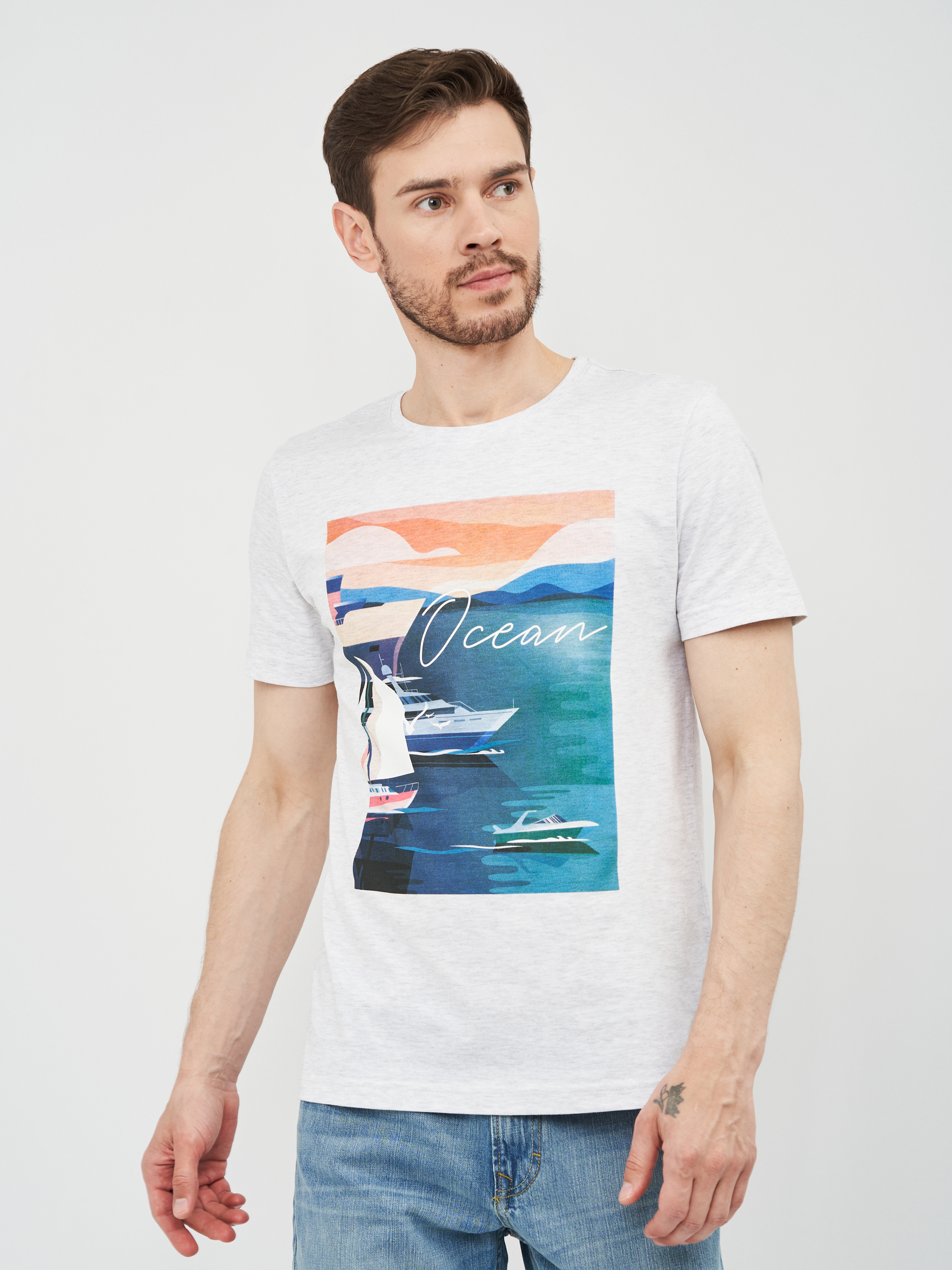 

Футболка O'STIN Casual ZZXRUACDKU S Белая