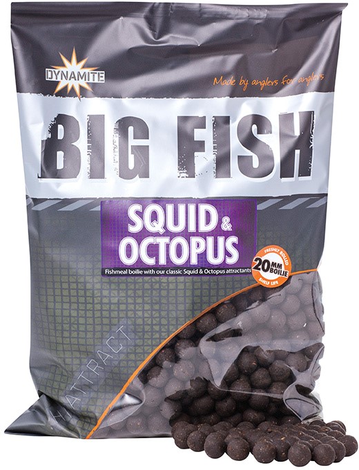 

Бойлы тонущие Dynamite Baits Big Fish Squid & Octopus 20 mm (DY1508)