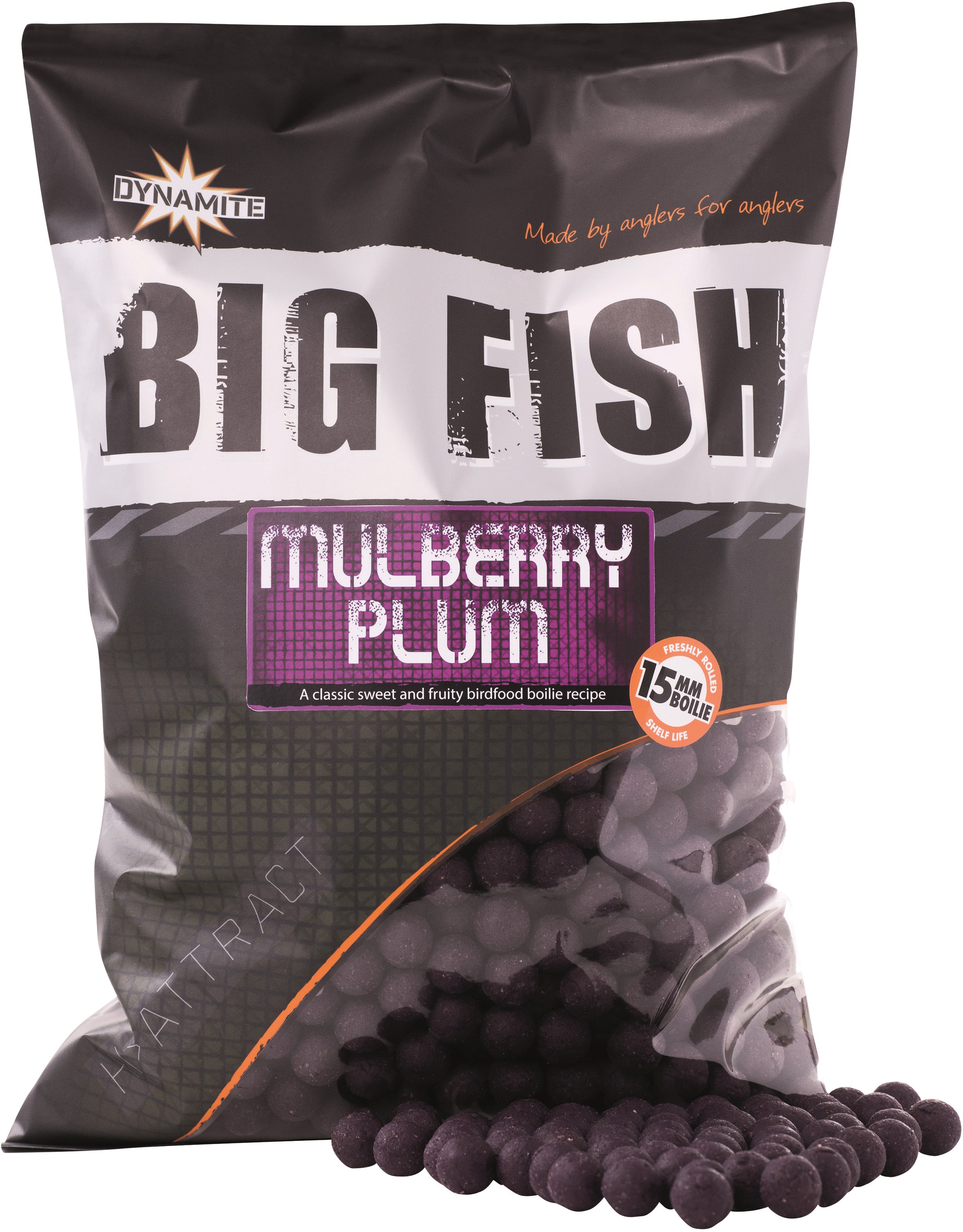 

Бойлы тонущие Dynamite Baits Big Fish Mulberry Plum 15 mm (DY1515)