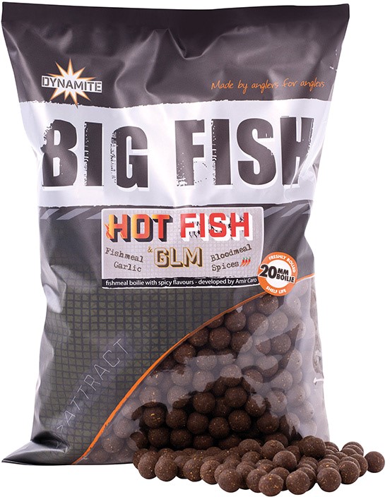 

Бойлы тонущие Dynamite Baits Big Fish Hot Fish GLM 20 мм (DY1519)