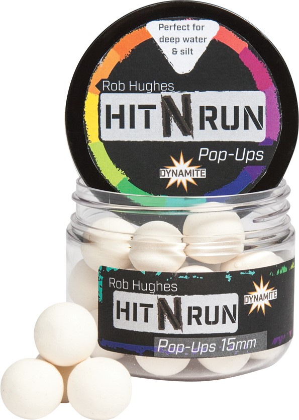 

Бойлы плавающие Dynamite Baits Hit n Run PopUp Bright White 15mm (DY1272)