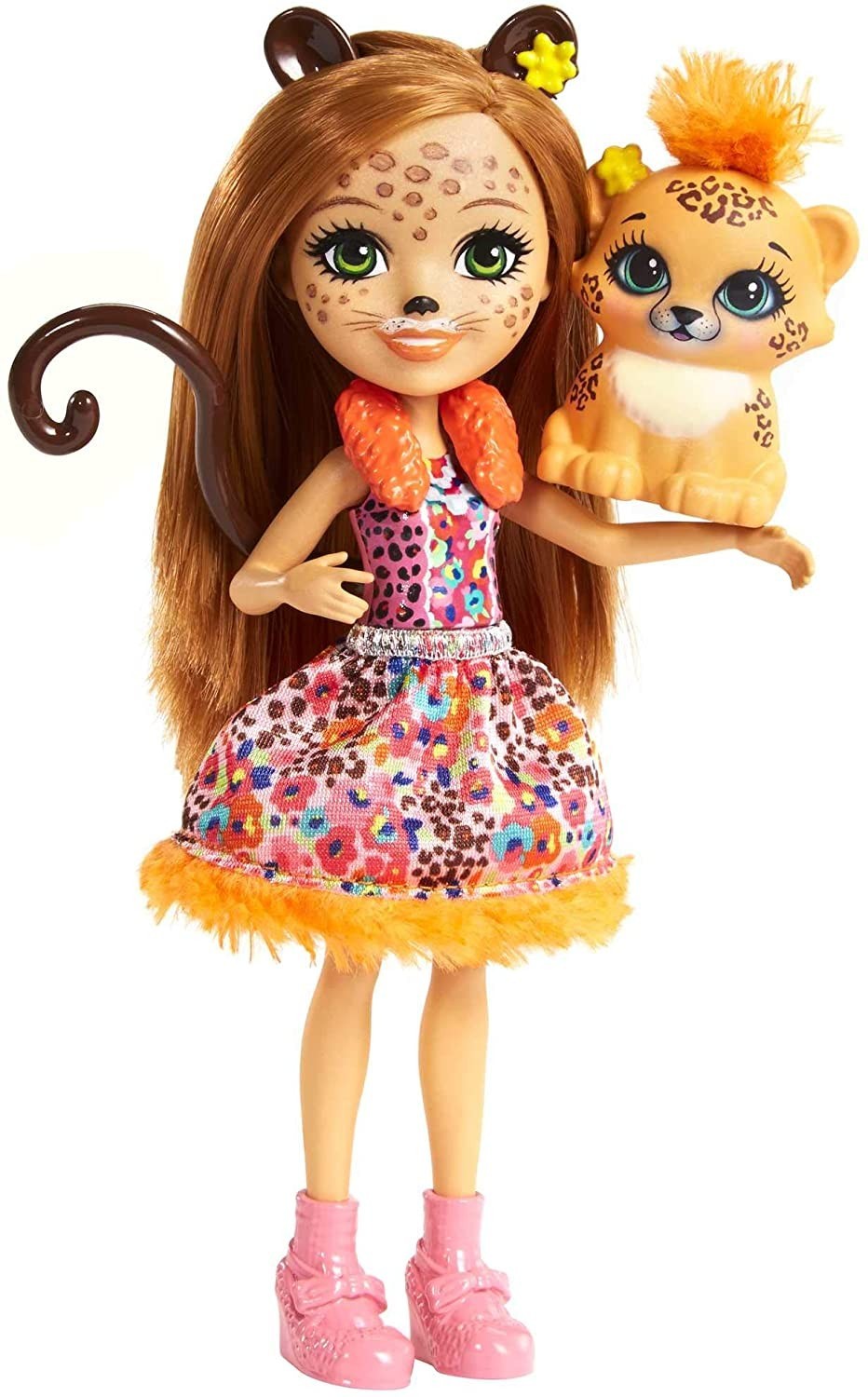 

Кукла Enchantimals Cherish Cheetah Doll and Quick-Quick Гепард Чериш (FJJ20) (887961537666)