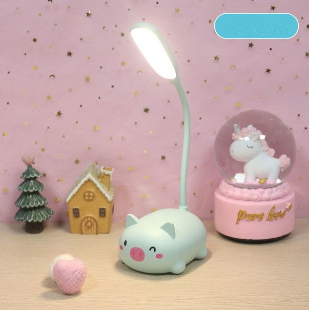 

Детская настольная Led лампа Pets 9090 голубая с аккумулятором