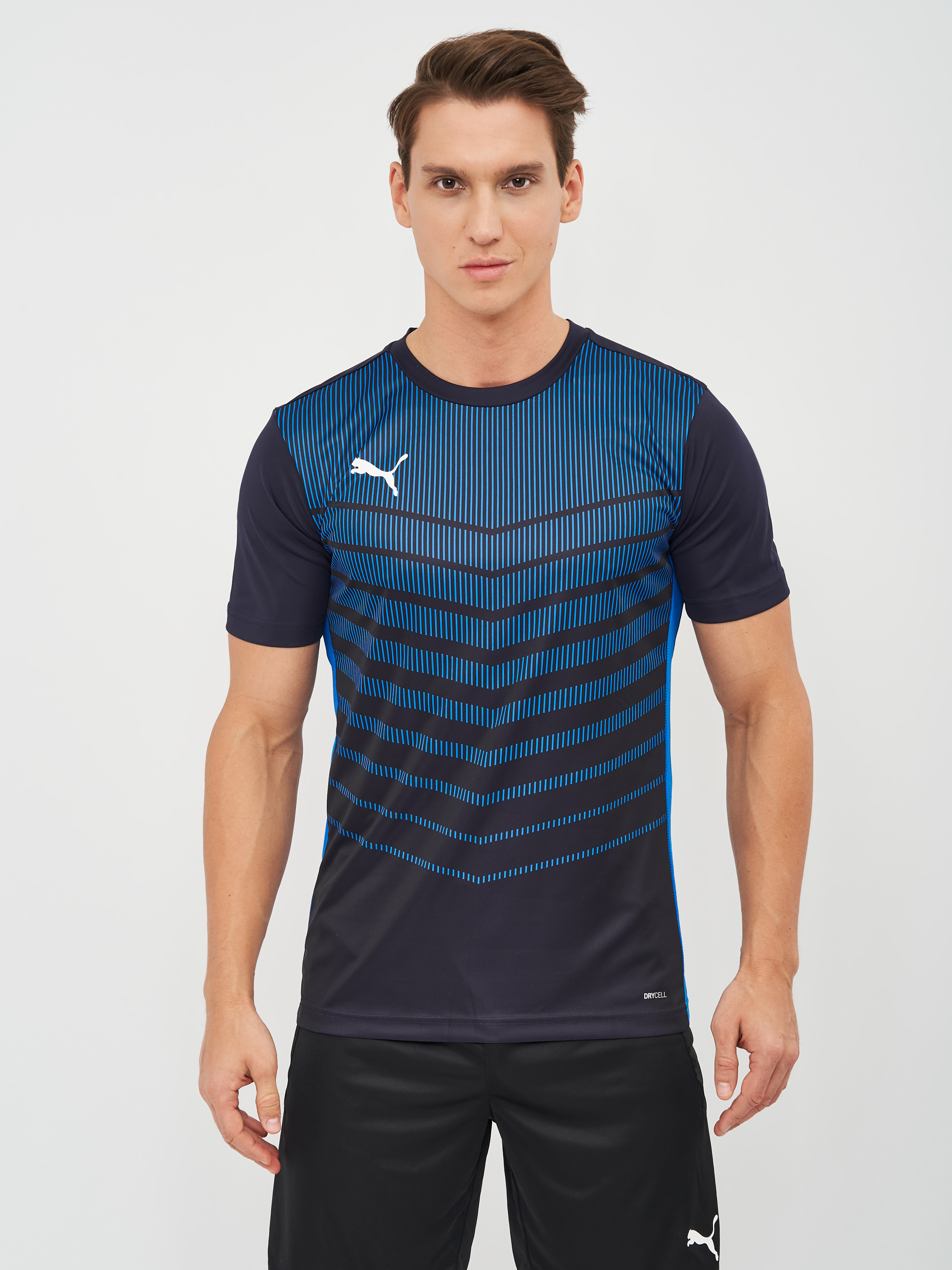

Футболка Puma Ftblplay Graphic Shirt 65681202 L New Navy-Electric Blue Lemonade
