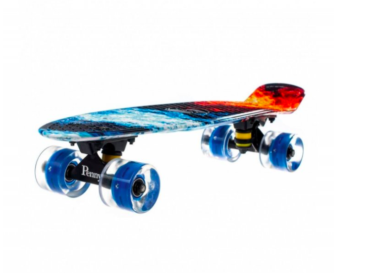 

ПенниБорд Penny Maraton Zetra, Расцветка Огонь и лёд, Размер - 66*18см