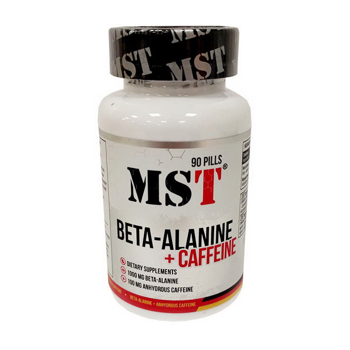 

Аминокислота Бета-аланин + кафеин МСТ / MST Beta-Alanine + caffeine (90 pills)