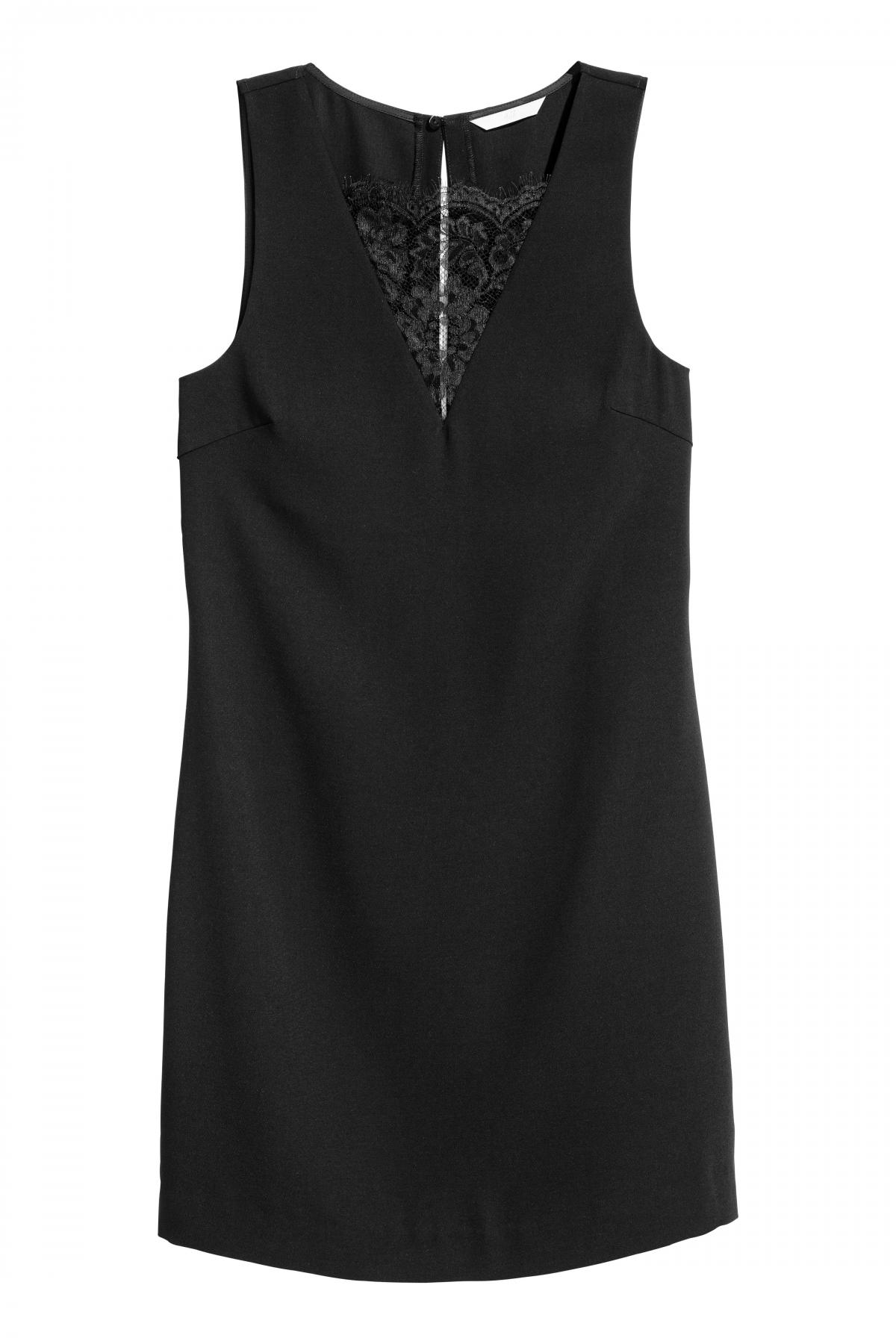 

Короткое платье H&M 38 Черное