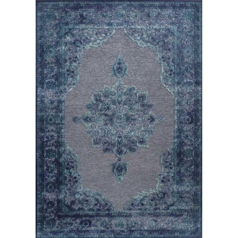 

Ковер мягкий синий Farashe SL Carpet
