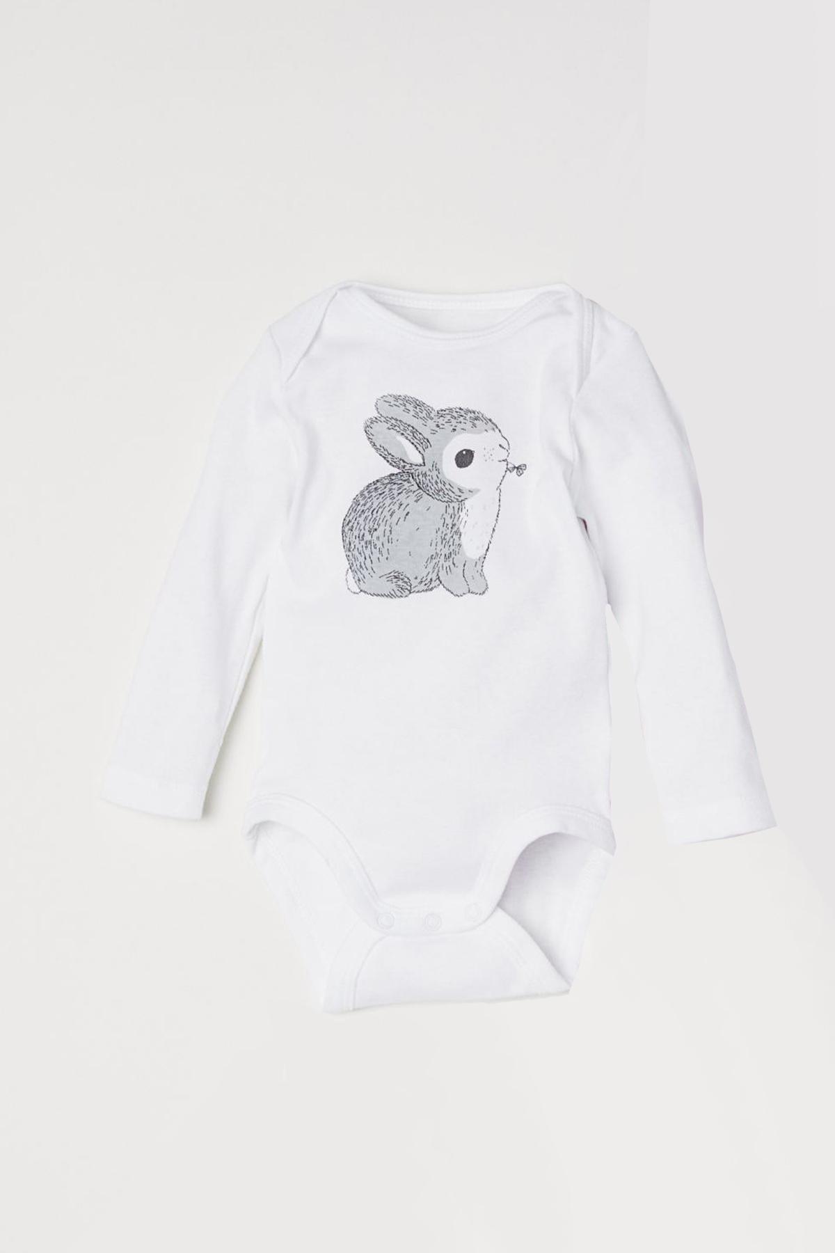 

Боди H&M 56 (1-2m) Белые (6056-04720640042)