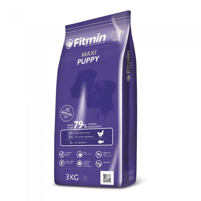 

Сухой корм для щенков гигантских пород от 2 до 5 месяцев Fitmin Dog Maxi Puppy 3 кг