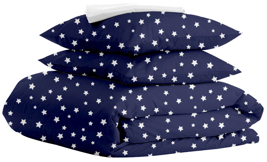 

Комплект постельного белья Cosas Starsfall Blue El White 180х220