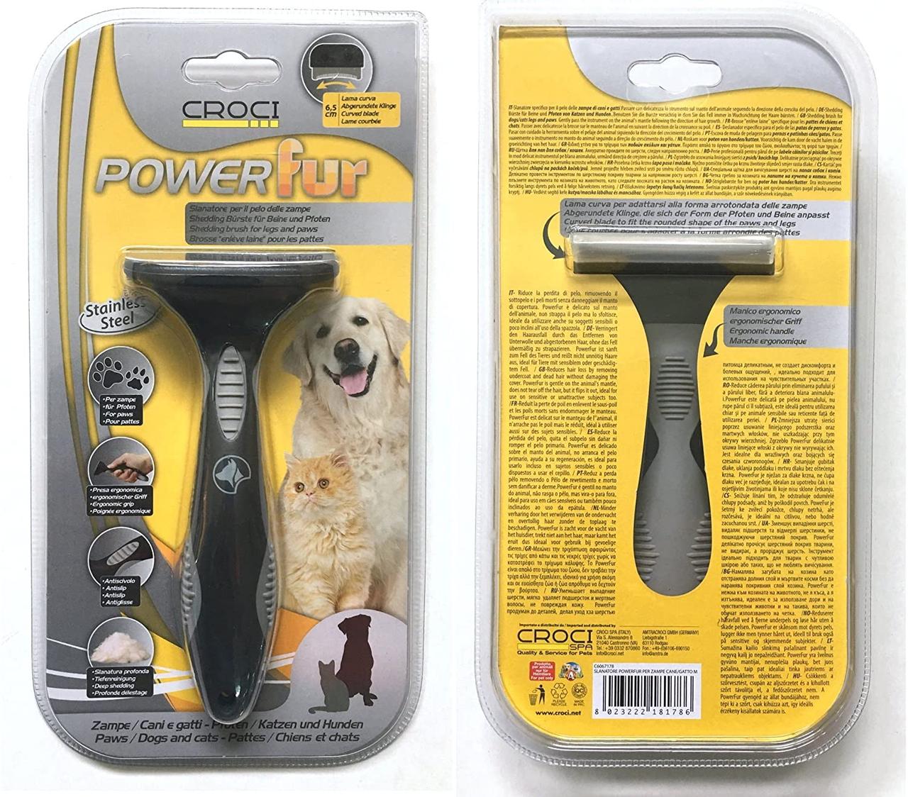 

Фурминатор для лап Croci POWERfur М (лезвие 6,5 см)