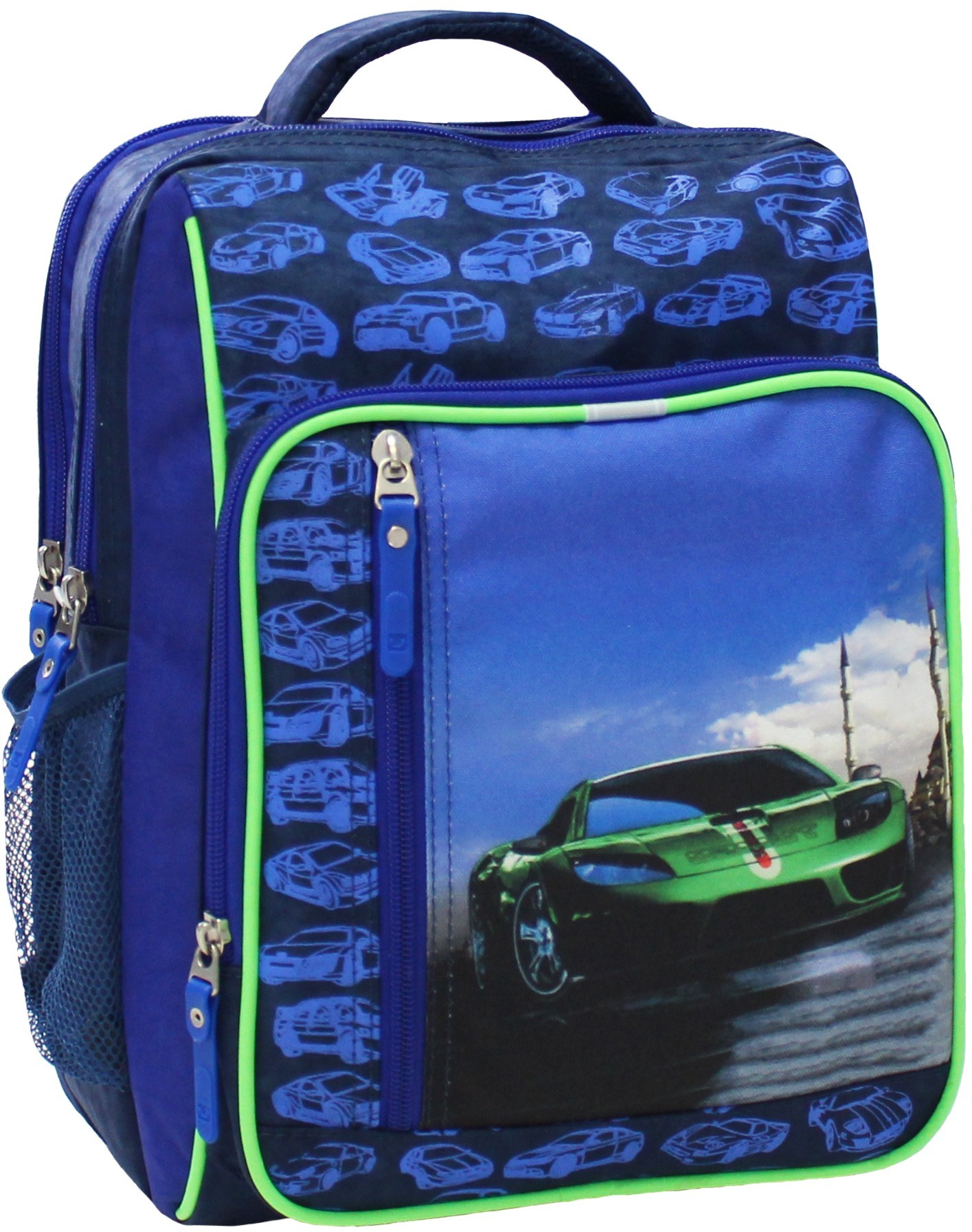 

Школьный рюкзак с мягкой спинкой портфель для мальчика 8 л. 33 x 24 x 11 см Синий BL58м(00112702)