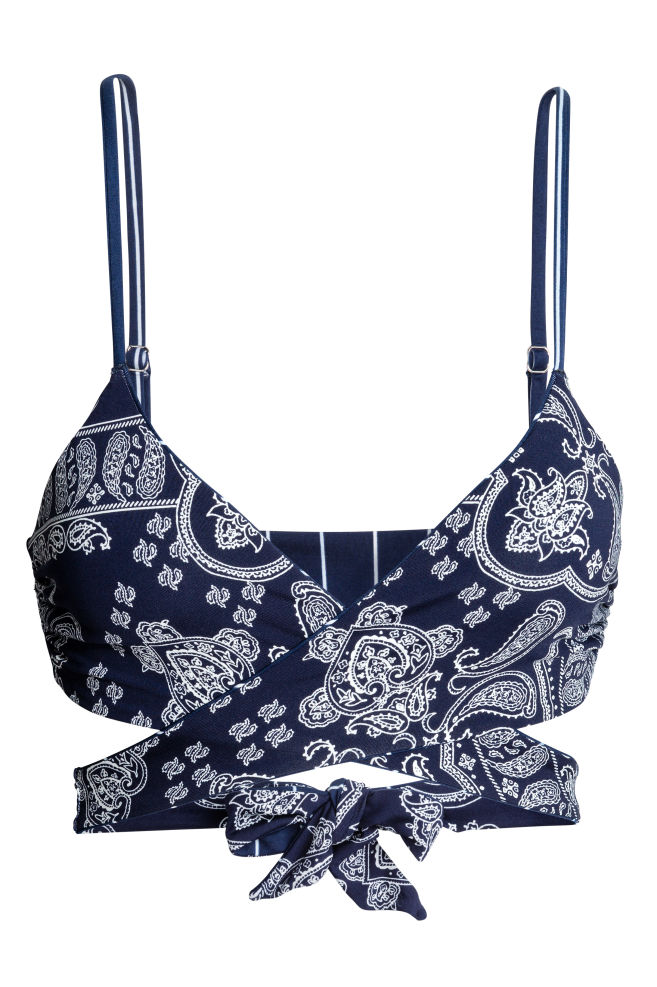 

Верхняя часть купальника H&M 0497256-5 34 Синяя (СА2000001247020)