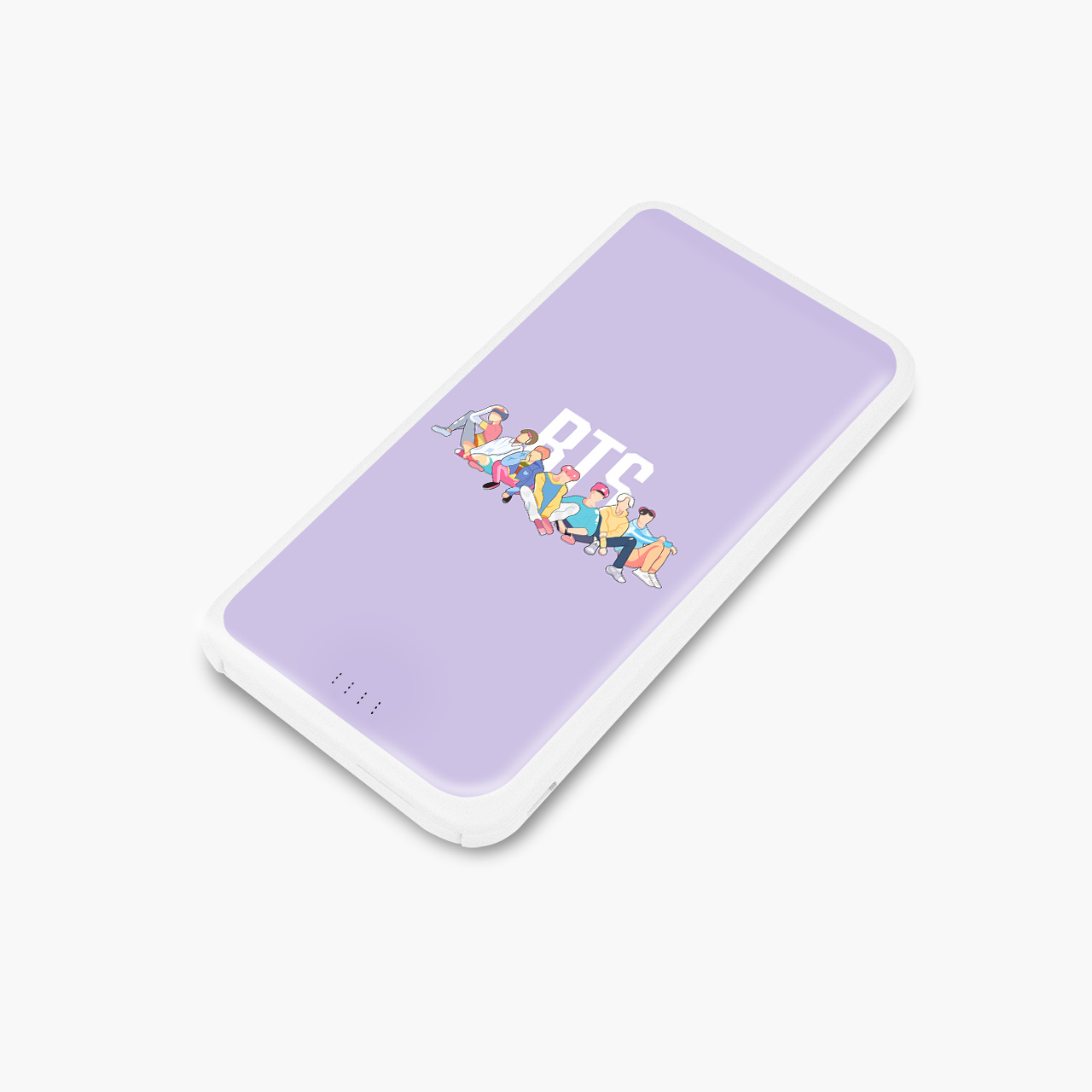 

УМБ 10000 mAh БТС (BTS) повербанк (power bank) универсальная портативная батарея (25939-1061) Белая