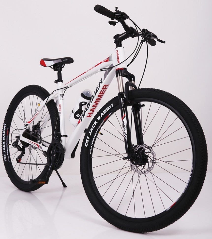 

Горный Велосипед Найнер HAMMER-29 Black Blue MTB Shimano Бело Красный