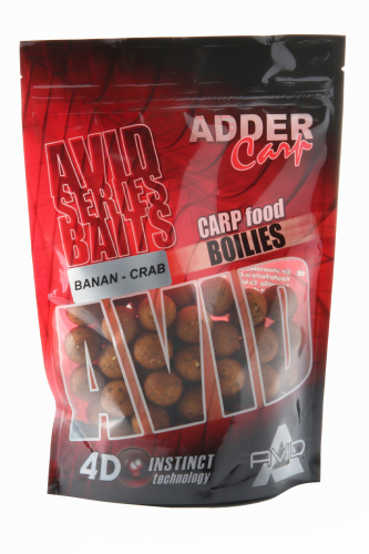 

Бойли Adder Carp AVID Banan-Crab 1 kg 18mm