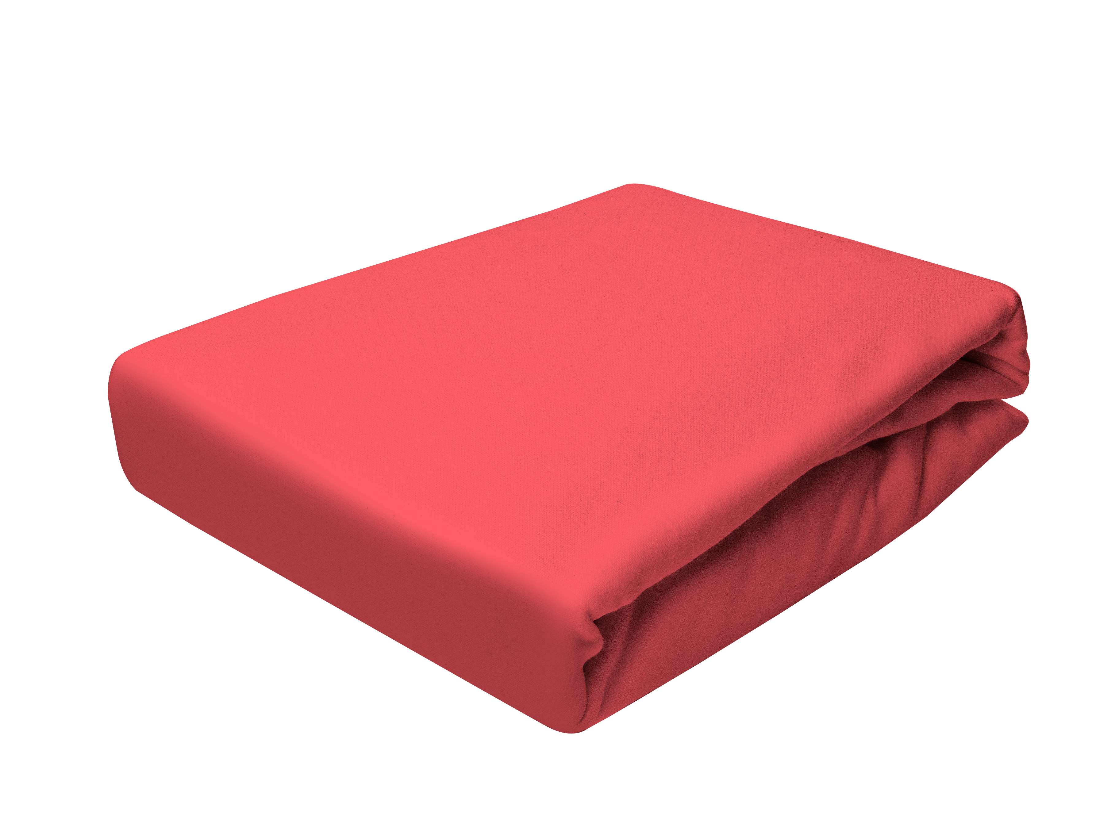 

Простыня Трикотажная На резинке NR 021D 200x220 см Darymex Красная