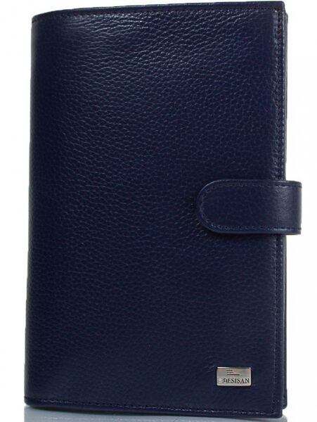 

Синее мужское кожаное портмоне DESISAN SHI221-315