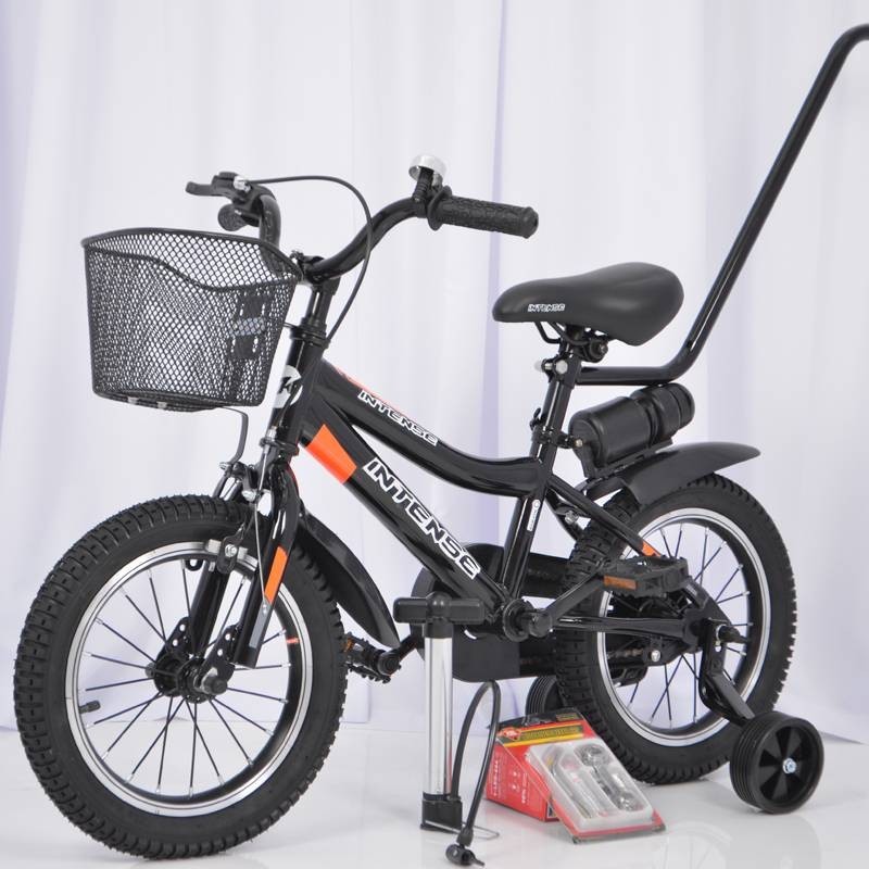 

Детский Велосипед с родителськой ручкой INTENSE 14" N-200 Black