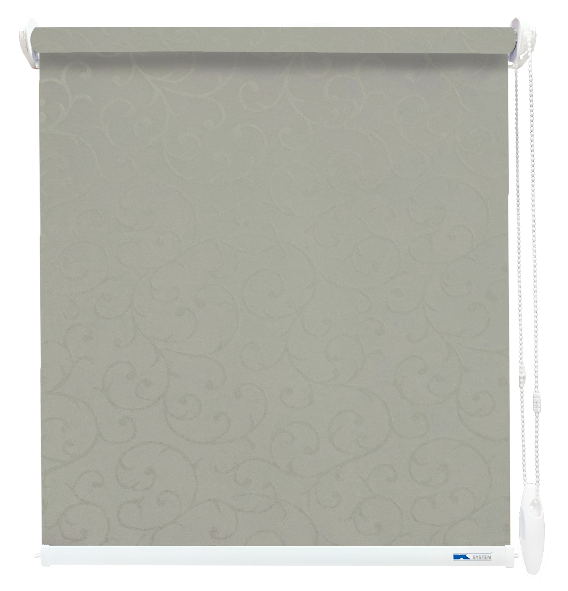 

Тканевая ролета KSYSTEM AKANT2267 107x165 см серая Minibesta 200511070165
