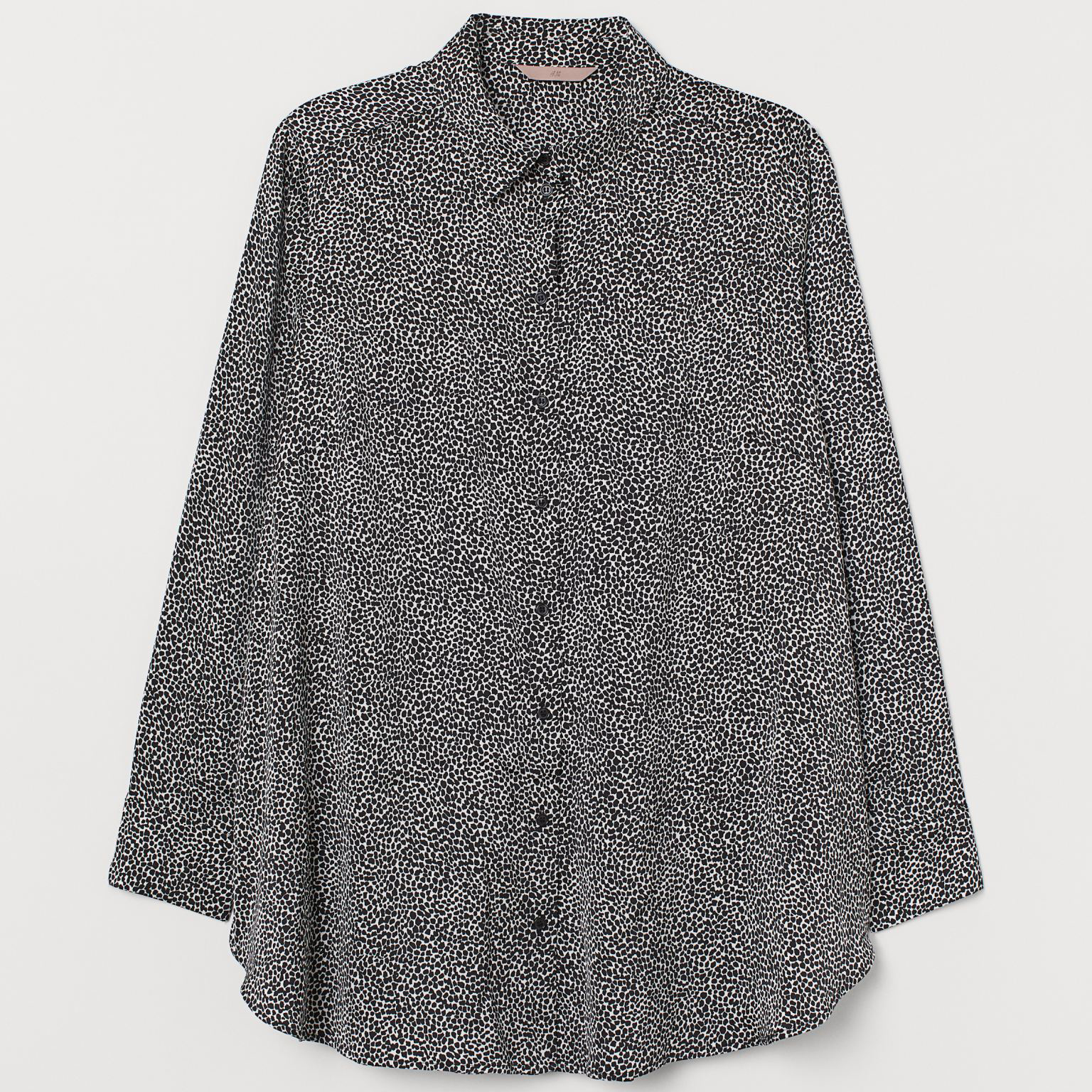

Блузка H&M 406-8902252 3XL Черная с белым