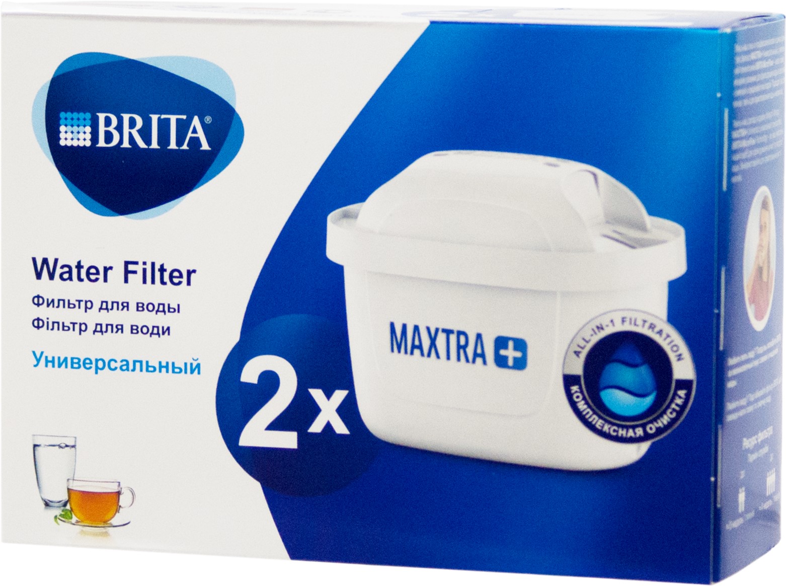 Картридж для фильтров-кувшинов BRITA Maxtra+ Universal P-2 – фото .