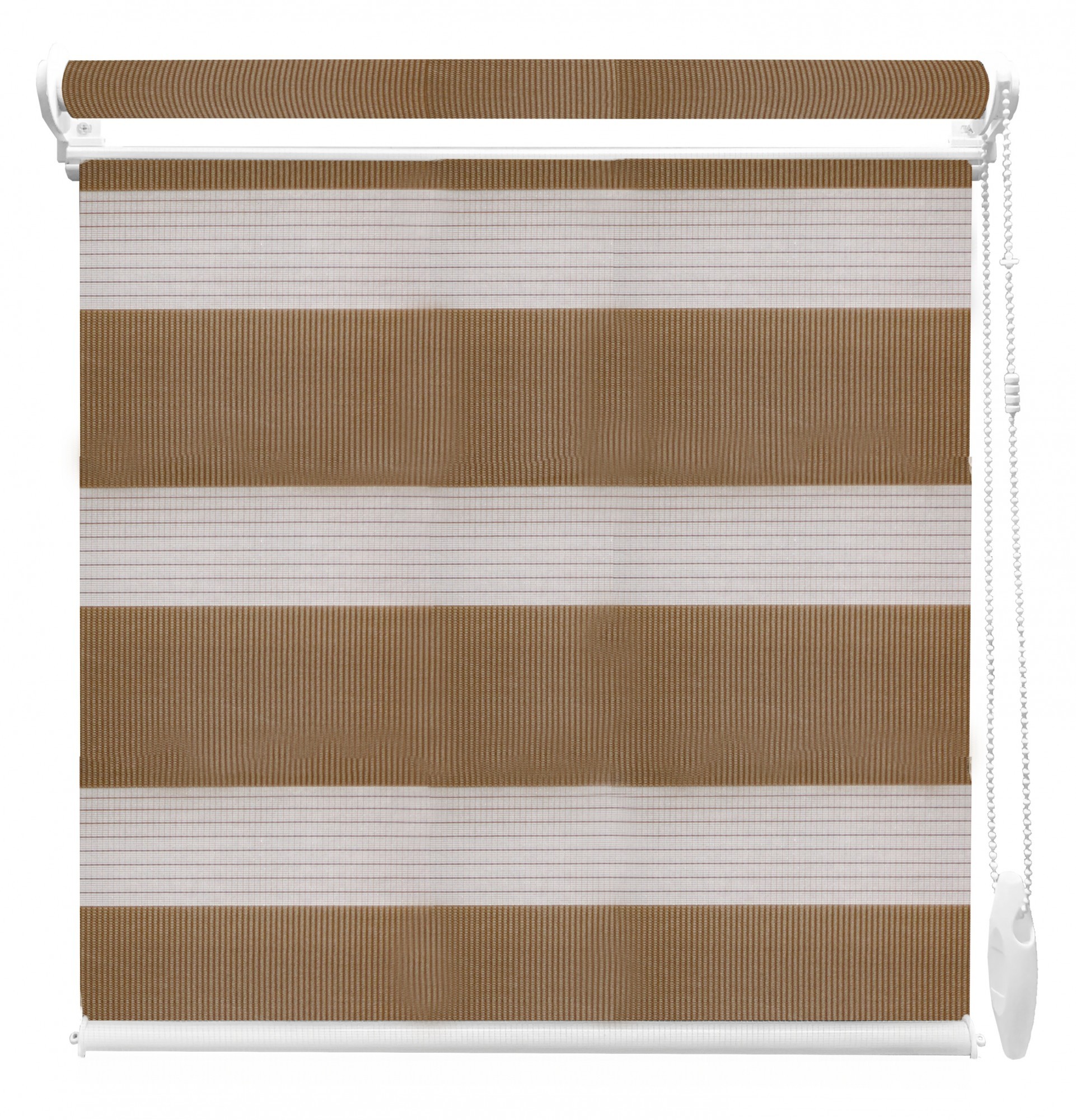 

Тканевая ролета KSYSTEM ВН06 (День-Ночь) 35x150 см Коричневая Minibesta 302380350150