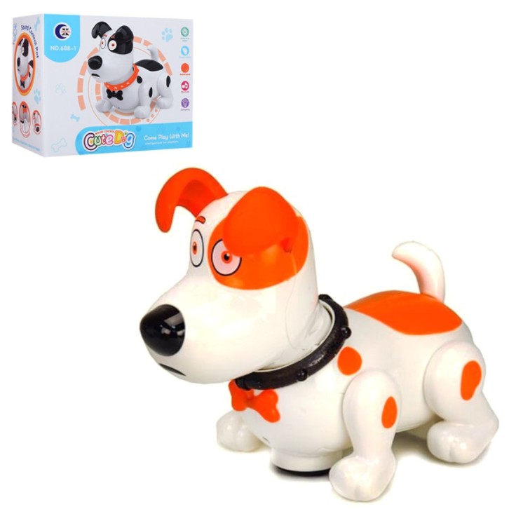 

Интерактивная игрушка "Cute Dog" Милая собачка CHUANG XING танцует световые звуковые эффекты (Т931)