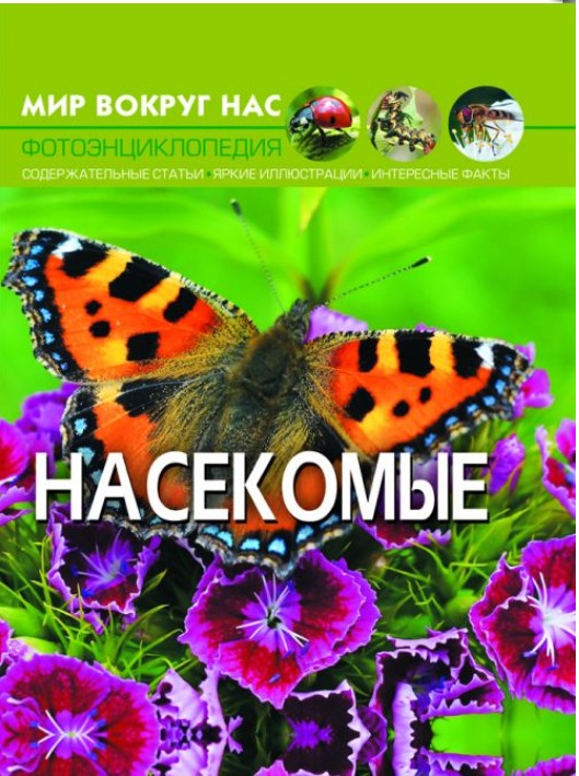 

Книга Crystal Book Мир вокруг нас. Насекомые Фото- энциклопедия бабочек и жуков (Т584)