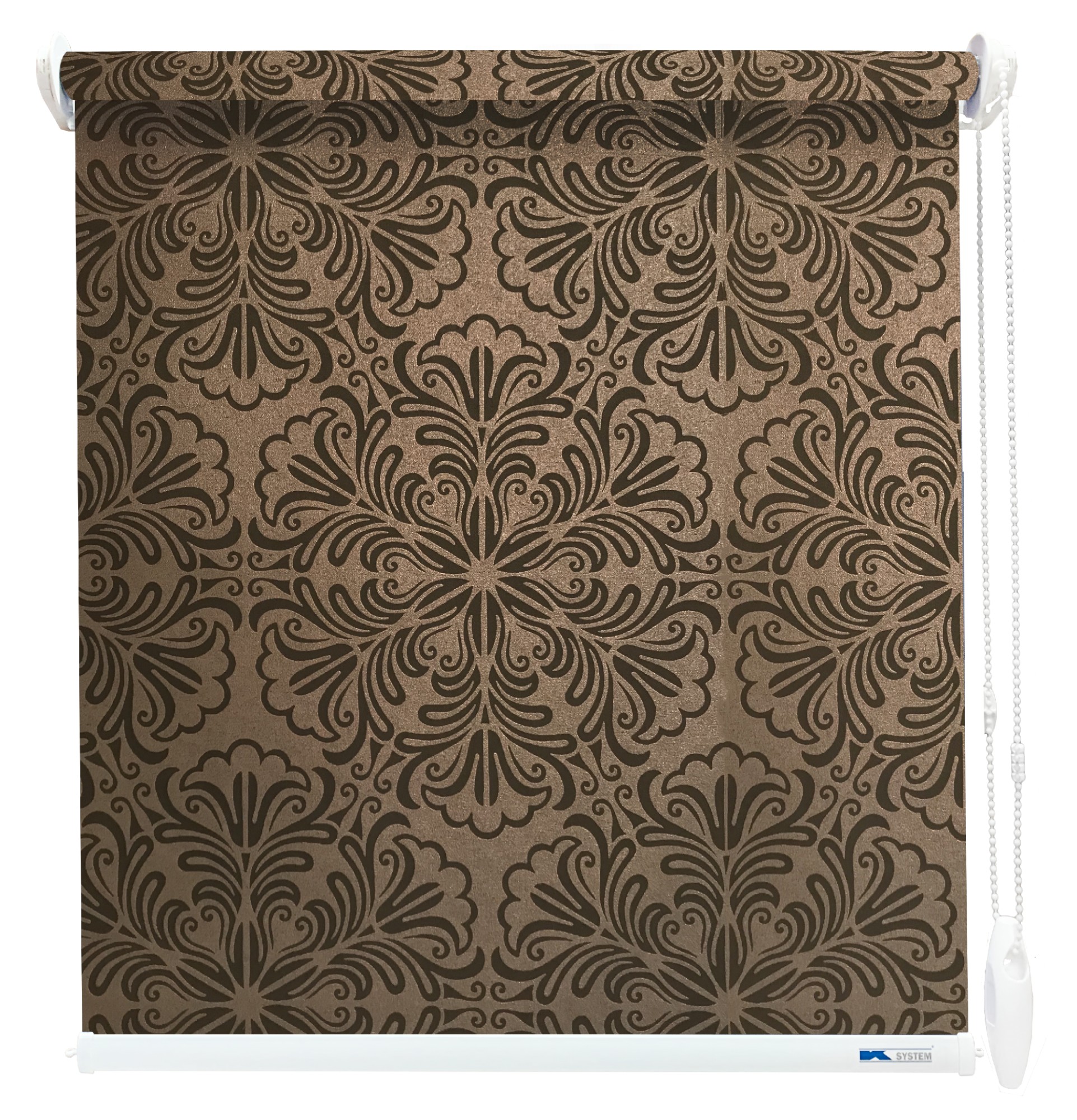 

Тканевая ролета KSYSTEM EMIR-dark 110x165 см коричневый Minibesta 201931100165