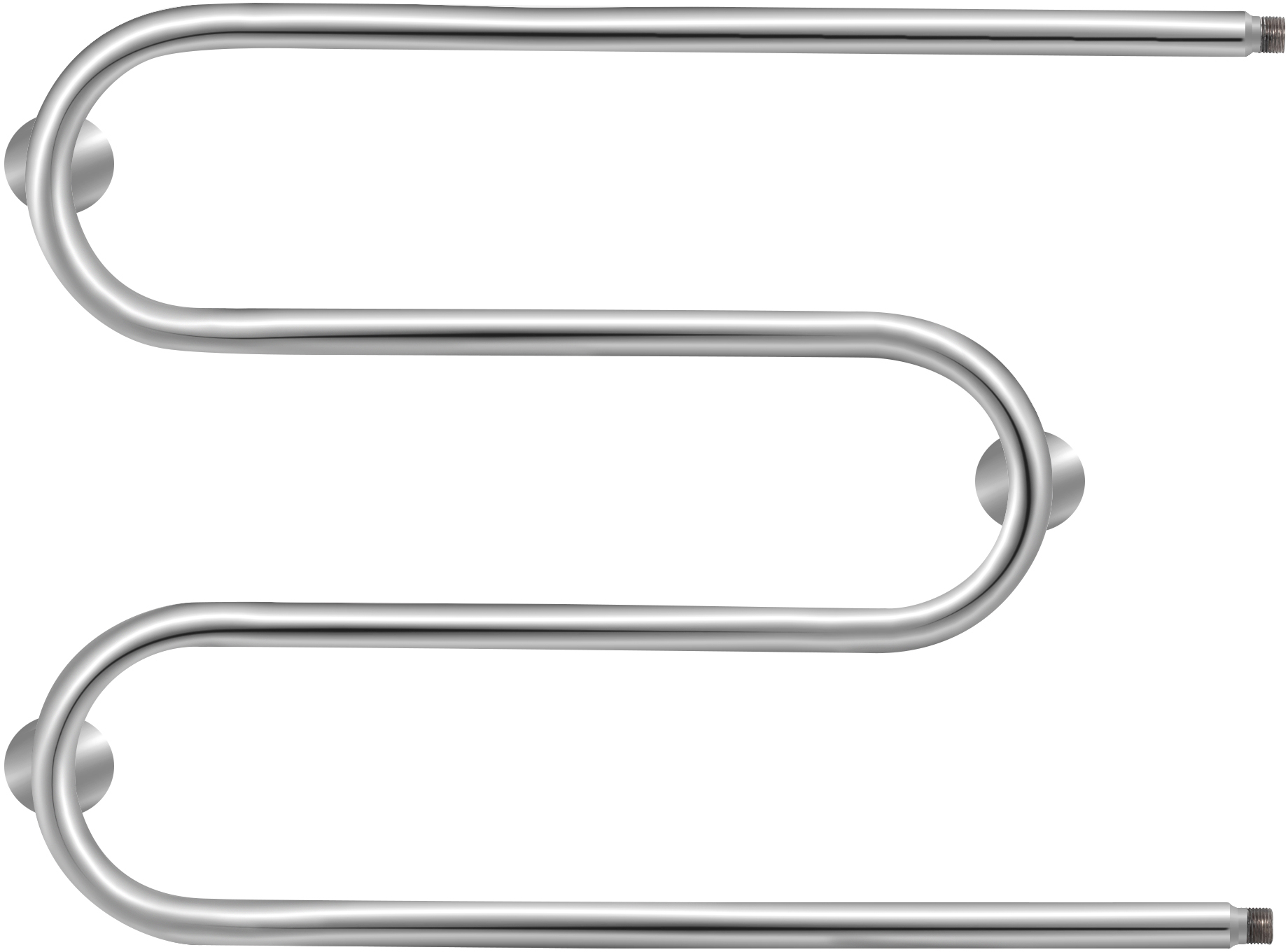 

Полотенцесушитель LIDZ Snake (CRM) D25х1/2" 500x700