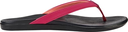 

Женские вьетнамки, сланцы OluKai Ho'opio Flip-Flop Deep Magenta/Black Synthetic 37