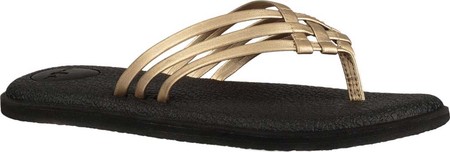 

Женские вьетнамки, сланцы Sanuk Yoga Salty Metallic Flip Flop Champagne/Champagne Synthetic 42