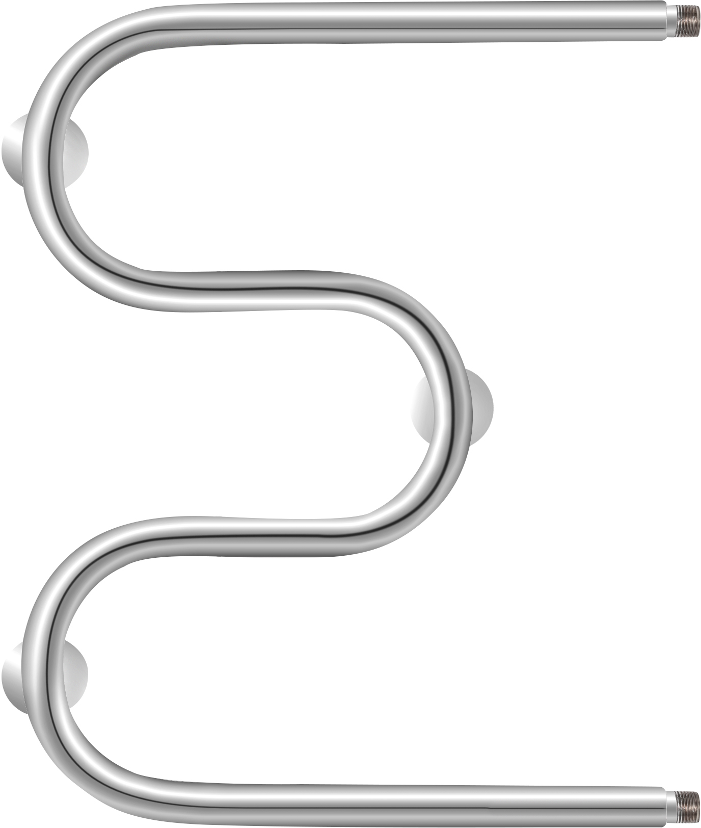 

Полотенцесушитель LIDZ Snake (CRM) D25х1/2" 500x400