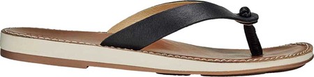 

Женские вьетнамки, сланцы OluKai Nohie Thong Sandal Black/Tan Leather 37