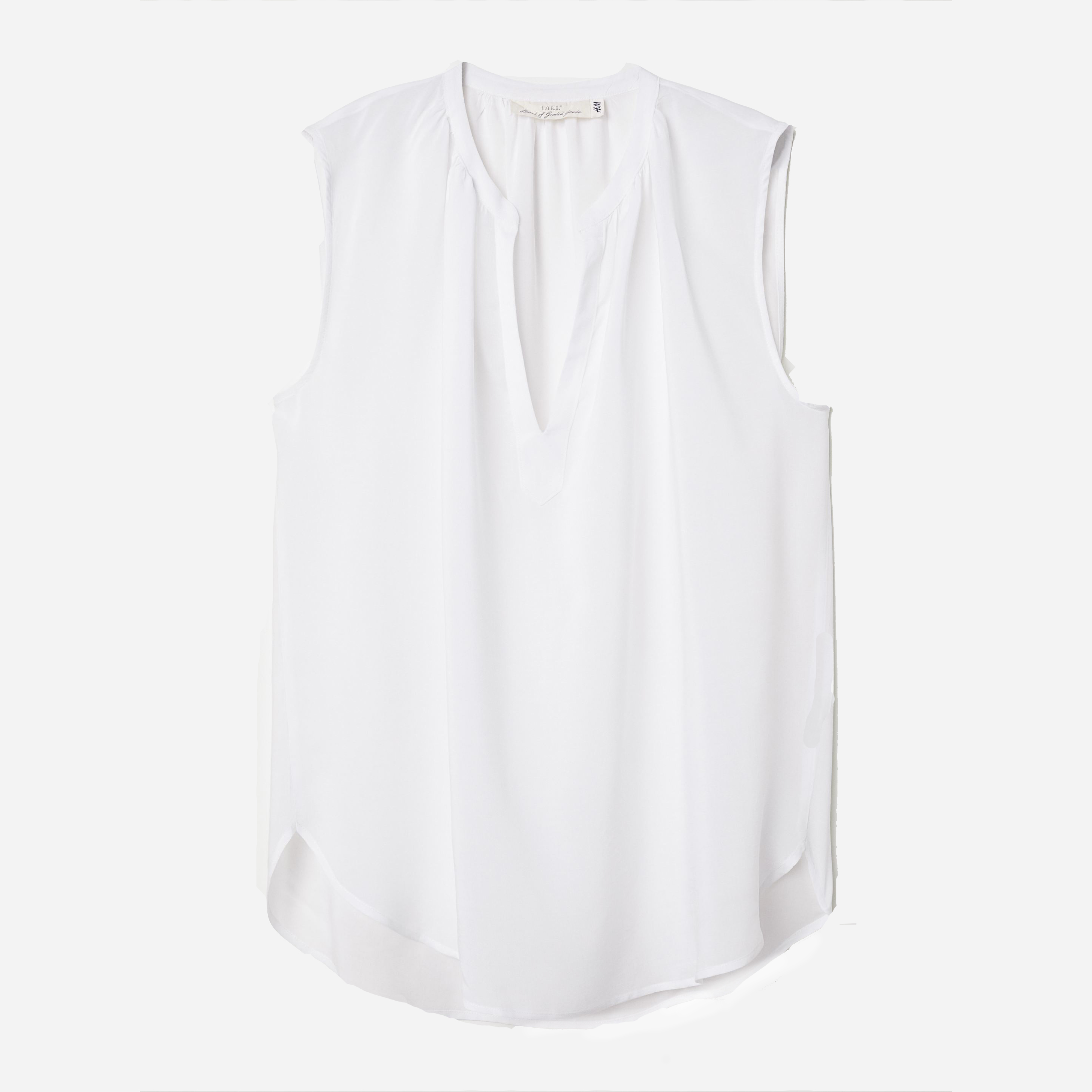 

Блузка H&M 0621972-7 40 Белая (СА2000001396025)