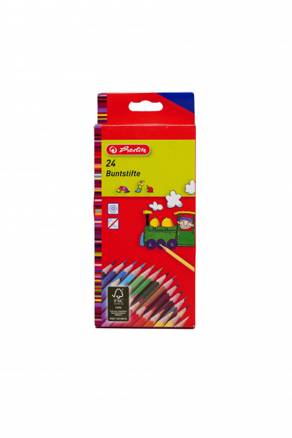 

Набор разноцветных карандашей herlitz 24 шт. herlitz разноцветный VE-10185