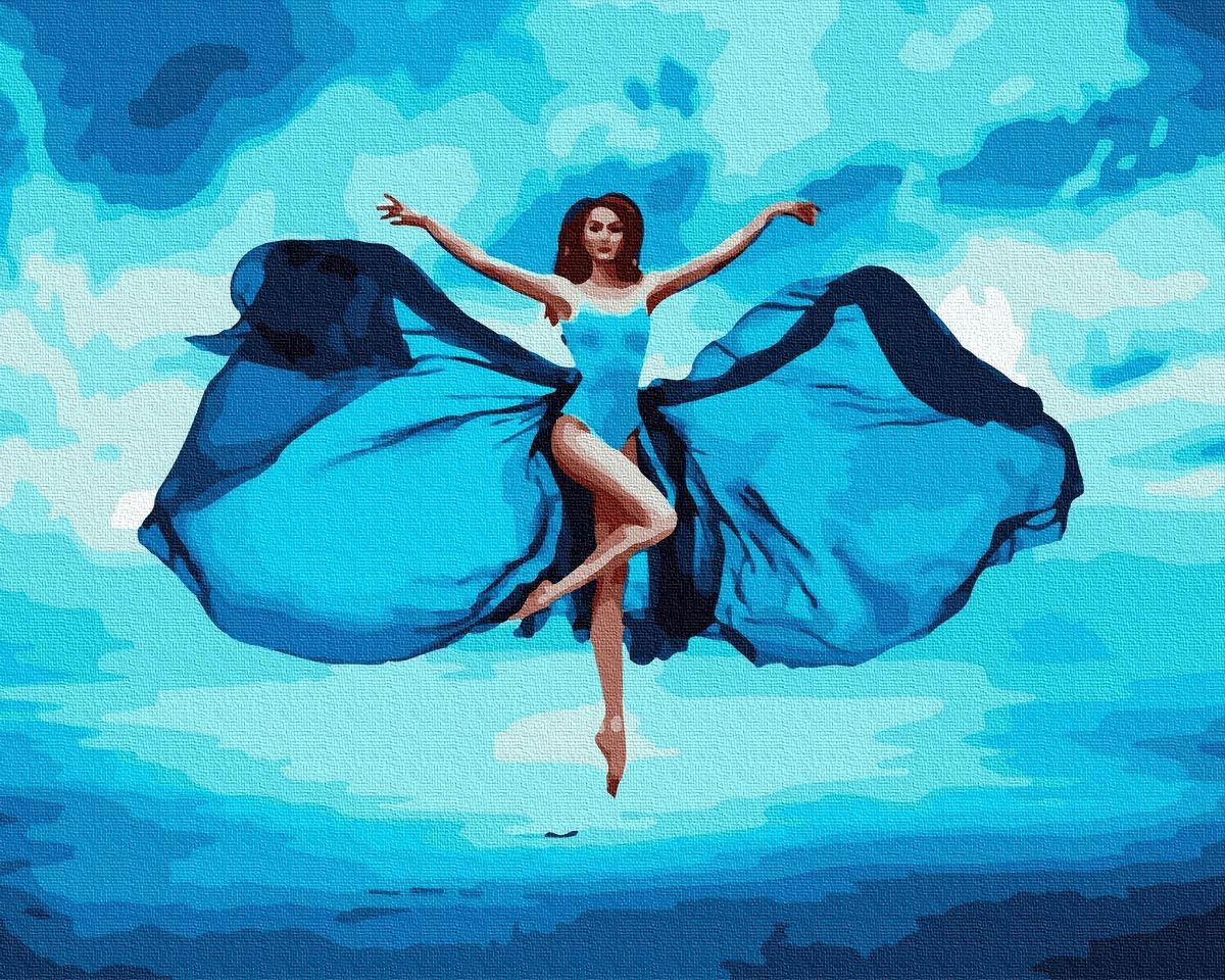 

Картина для рисования по номерам на холсте "Как бабочка" 40х50 см GX39129