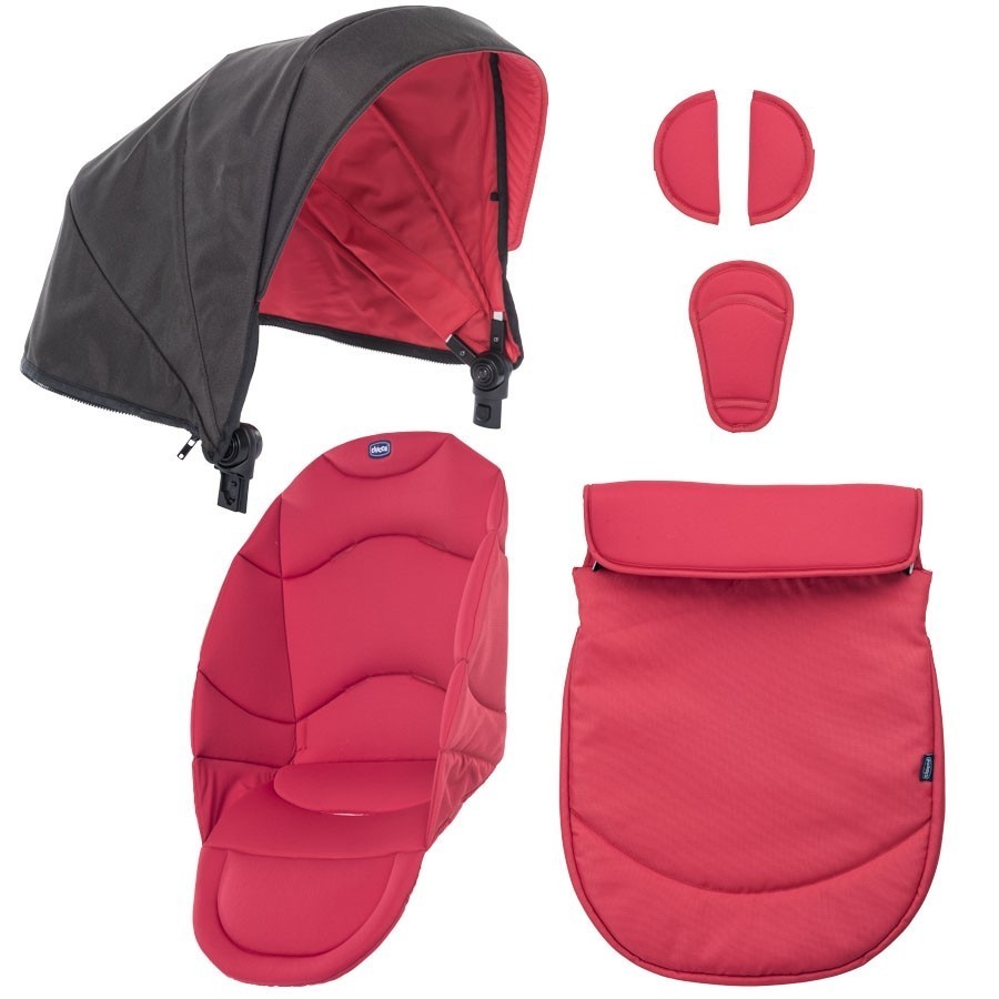 

Сменный текстиль для коляски Chicco Urban красный