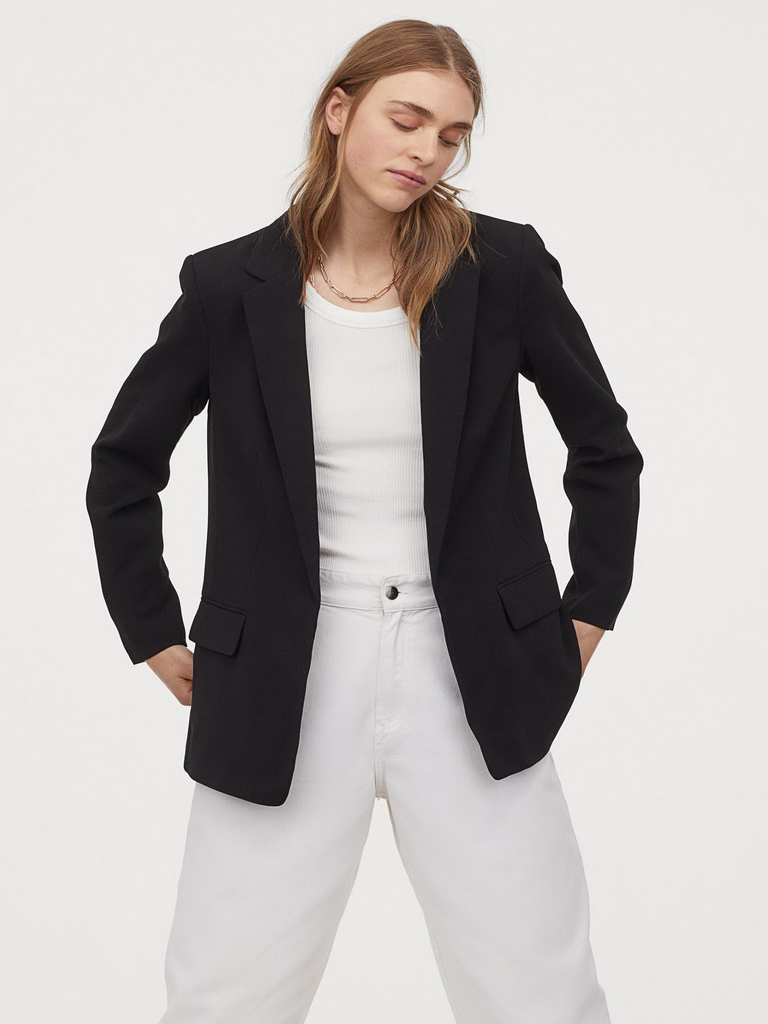 

Жакет H&M 01-0781613-0 40 Черный (СА2000001845509)