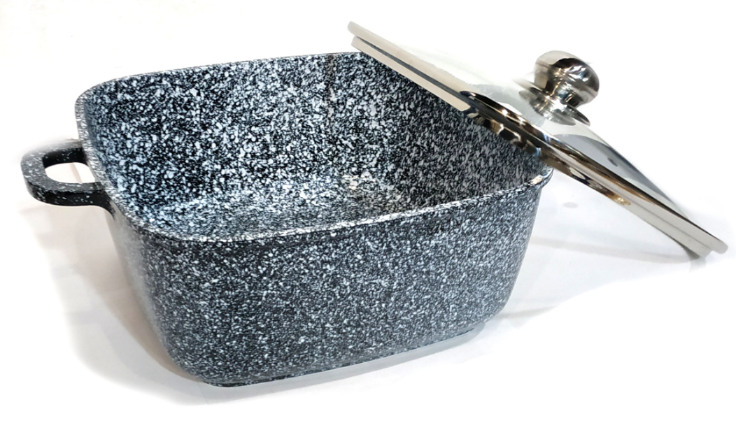 

Кастрюля с гранитным покрытием квадратная Benson BN-321 5.1 л (par_BN 321)